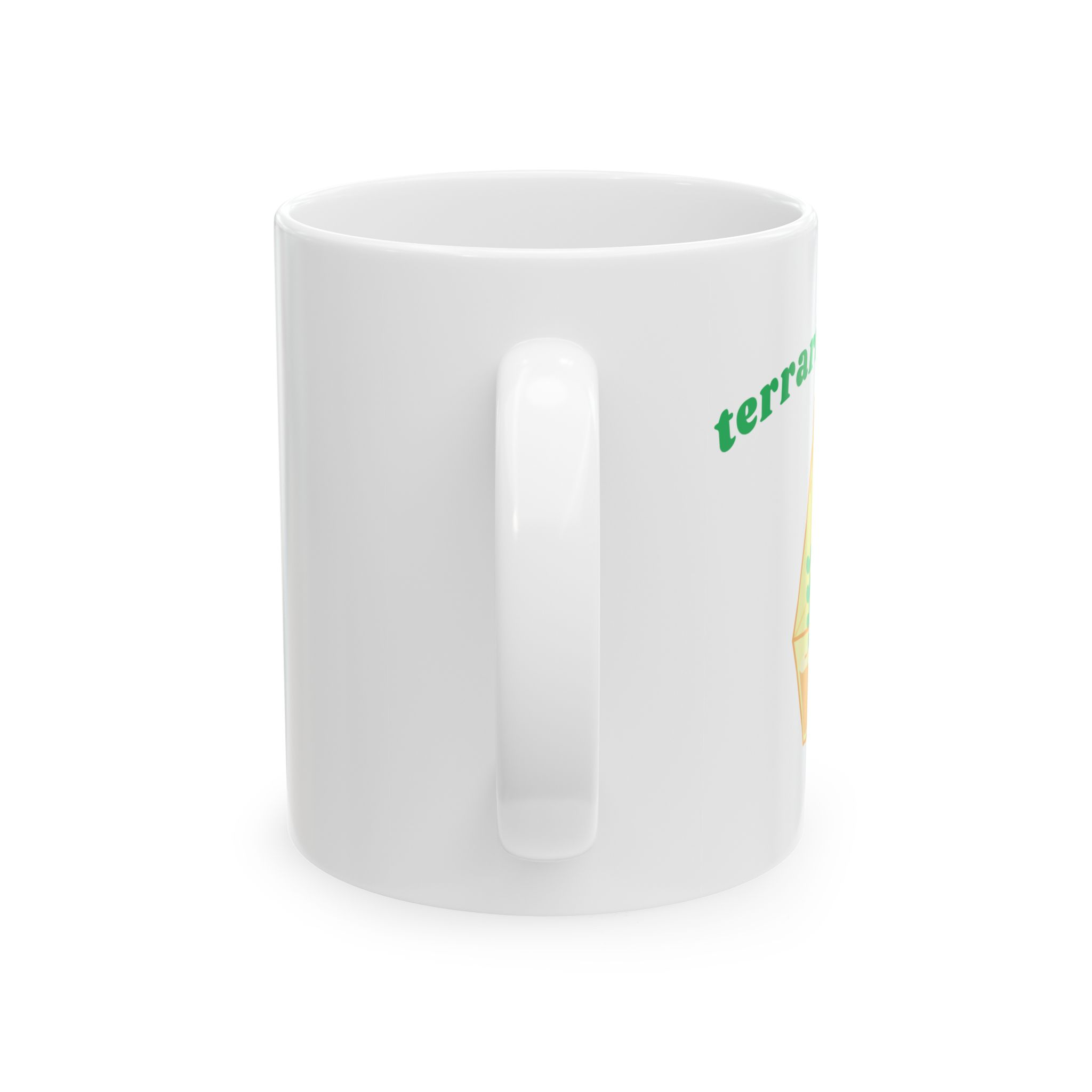 Terrarium Lover Mug | Cute Terrarium Illustration Ceramic Coffee Cup - Image 3